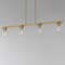 Maxim Lighting Scoop 4-Light Linear Pendant, Natural Aged Brass 21236CLNAB - alternate 4